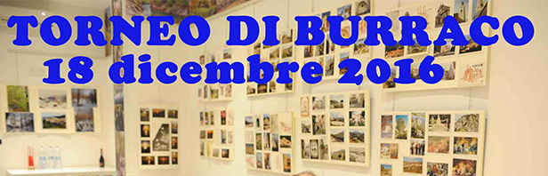 Torneo annuale di burraco - domenica 18 dicembre 2016