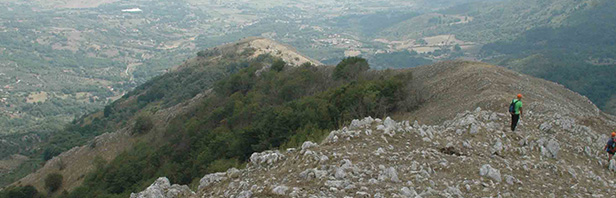 Serra Nuda dalla fontana di S. Elia - Monti Alburni orientali - sabato 24 agosto 2019