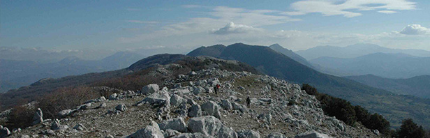 Le Dee di roccia dal passo del Vesole a Capaccio - domenica 12 gennaio 2020