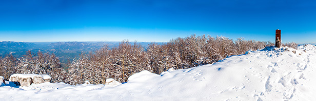 Monti Alburni: Cima dei Monti Alburni dal Rifugio Panormo 29 novembre 2015